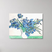 ゴッホの静物画：アヤメの花の入った花瓶 キャンバスプリント (正面)