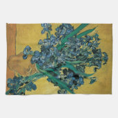 ゴッホの静物画:アヤメの花束 キッチンタオル (横)