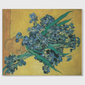 ゴッホの静物画：アヤメの花束 ラッピングペーパー (フラット)