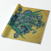 ゴッホの静物画：アヤメの花束 ラッピングペーパー (アンロールド)