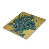 ゴッホの静物画：アヤメの花瓶 タイル (側面)