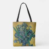 ゴッホの静物画:アヤメの花瓶 トートバッグ (裏面)
