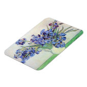 ゴッホの静物画：アヤメの花瓶 マグネット (左側)