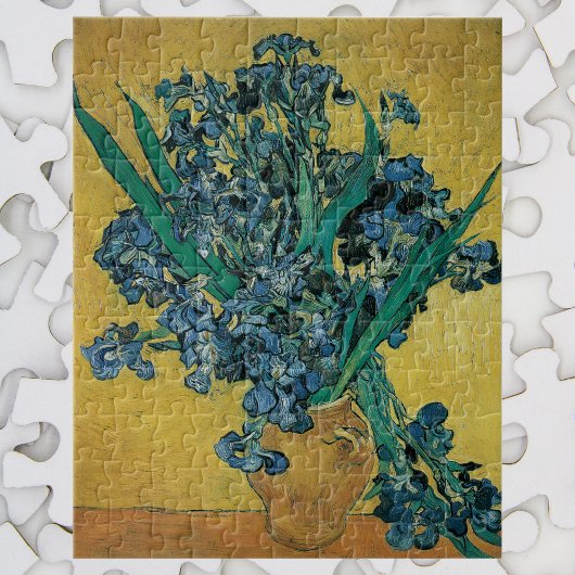ゴッホの静物画「イリス」 ジグソーパズル
