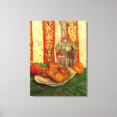 ゴッホの静物画 デカンタとレモン キャンバスプリント (正面)