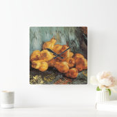 ゴッホの静物画「洋梨の静物」 スクエア壁時計 (ホーム)