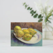 ゴッホの静物画「皿の上のレモン」 ポストカード (スタンド正面)