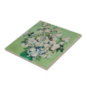 ゴッホの静物画「花瓶のバラ」 タイル (側面)