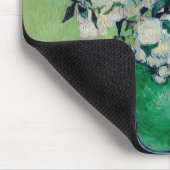 ゴッホの静物画「花瓶のバラ」 マウスパッド (コーナー)