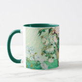 ゴッホの静物画「花瓶のバラ」 マグカップ (左)