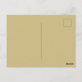 ゴッホの静物画「青い手袋のあるオレンジとレモン」 ポストカード (裏面)