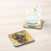 ゴッホの静物画「頭蓋骨」 コースター (右側)