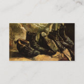 ゴッホの靴三足 名刺 (裏面)