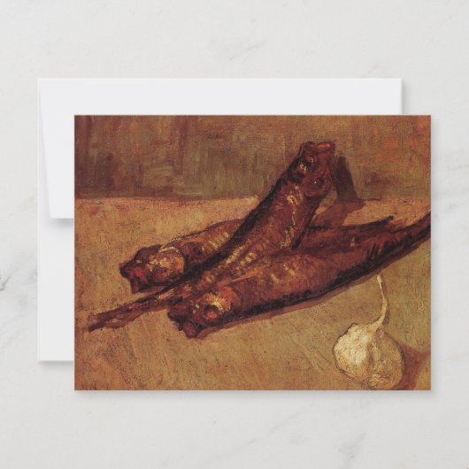 ゴッホの鯖とニンニクの招待状 (正面)