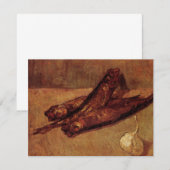 ゴッホの鯖とニンニクの招待状 (正面/裏面)