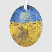 ゴッホの麦畑 印象派の絵画 オーナメント (正面)
