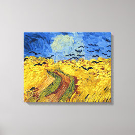 ゴッホの麦畑 印象派の絵画 キャンバスプリント