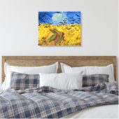 ゴッホの麦畑 印象派の絵画 キャンバスプリント (インサイチュ (寝室))