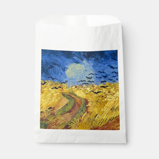 ゴッホの麦畑 印象派の絵画 フェイバーバッグ (正面)