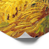 ゴッホの麦畑 印象派の絵画 ポスター (角)