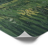 ゴッホの黄昏の風景 ポスター (角)