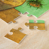 ゴッホの12本のひまわりが入った花瓶 ジグソーパズル (側面)