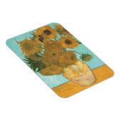 ゴッホの12本のひまわりが入った花瓶 マグネット (右側)