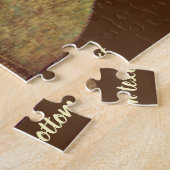 ゴッホの3冊の本のある静物 ジグソーパズル (側面)