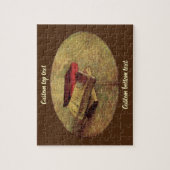 ゴッホの3冊の本のある静物 ジグソーパズル (縦)