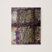 ゴッホの「アルルで咲く果樹園」 ジグソーパズル (縦)