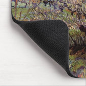 ゴッホの「アルル咲く果樹園」 マウスパッド (コーナー)