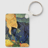 ゴッホの『ガシェ博士の肖像』 キーホルダー (裏面)