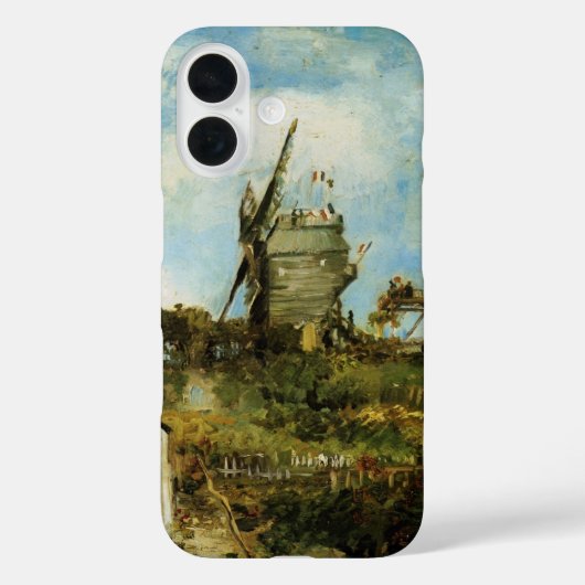ゴッホの「ガレットの水車小屋」 Case-Mate iPhoneケース (裏面)