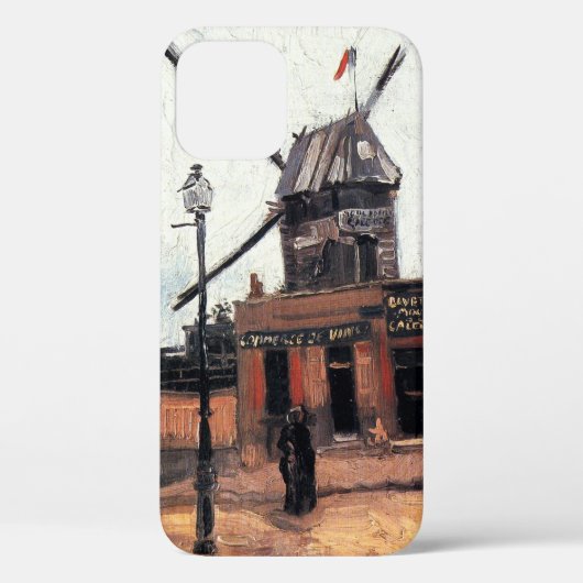 ゴッホの「ガレットの水車」 Case-Mate iPhoneケース (裏面)