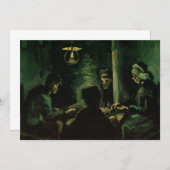 ゴッホの『ジャガイモを食べる人々』の習作 (正面/裏面)