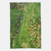 ゴッホの『ドービニーの庭』、Le Jardin キッチンタオル (縦)