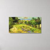 ゴッホの『ドービニーの庭』、Le Jardin キャンバスプリント (正面)