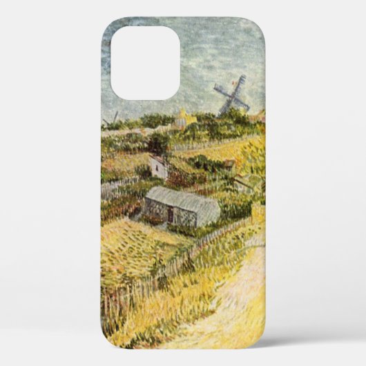 ゴッホの『モンマルトルの野菜畑』 Case-Mate iPhoneケース (裏面)