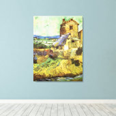 ゴッホの『古い工場』 キャンバスプリント (インサイチュ (ウッドフロア))