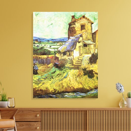 ゴッホの『古い工場』 キャンバスプリント (インサイチュ (リビング))