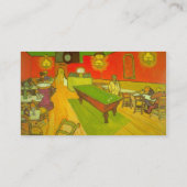 ゴッホの『夜のカフェ』 名刺 (裏面)