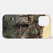 ゴッホの「家々の屋根と裏側」 Case-Mate iPhoneケース (裏面 (横))
