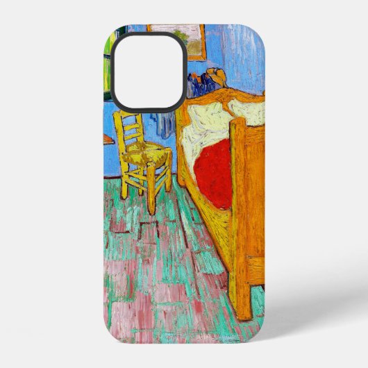 ゴッホの「寝室」 iPhoneケース (裏面)