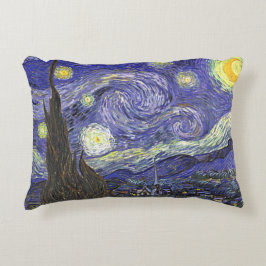 ゴッホの「星の夜」 アクセントクッション