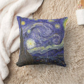 ゴッホの「星の夜」 クッション (ブランケット)