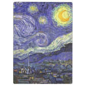 ゴッホの『星の夜』 クリップボード (裏面)