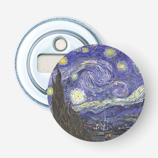 ゴッホの『星の夜』 栓抜き (正面)