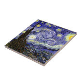 ゴッホの『星の夜』、1889 タイル (側面)