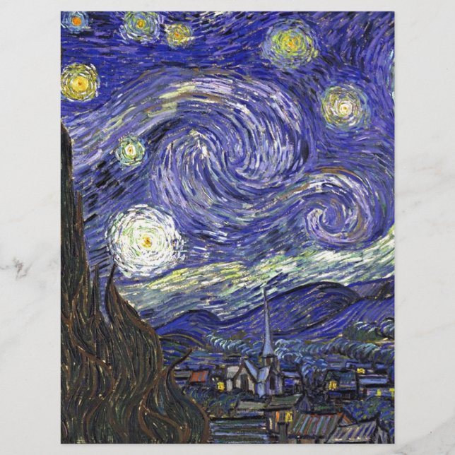 ゴッホの「星月夜」 (正面)