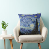 ゴッホの「星月夜」 クッション (椅子)